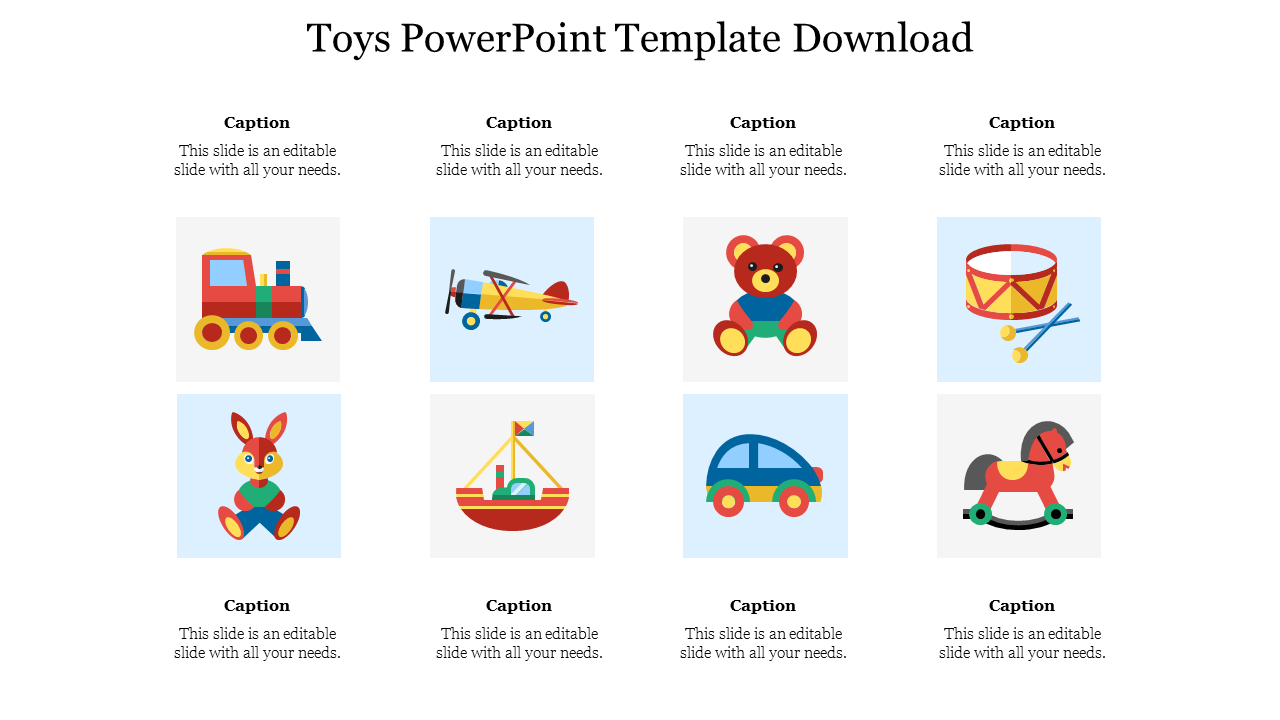 Toys PowerPoint Template Download